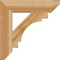 Ekena Millwork Merced Slat Rough Sawn Bracket, Western Red Cedar, 4"W x 20"D x 20"H BKT04X20X20MRC06RWR - alternate 2